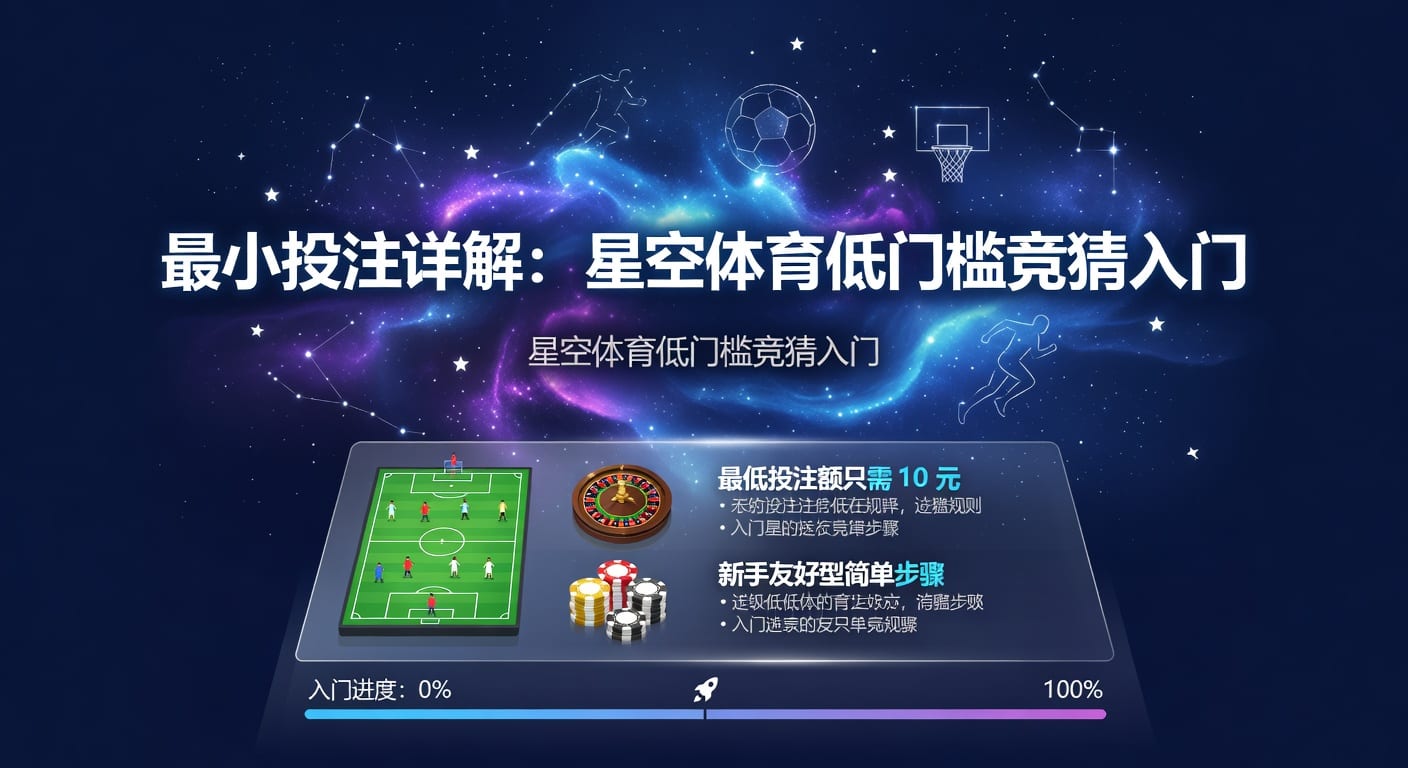 最小投注：体育竞猜低门槛参与策略深度解析