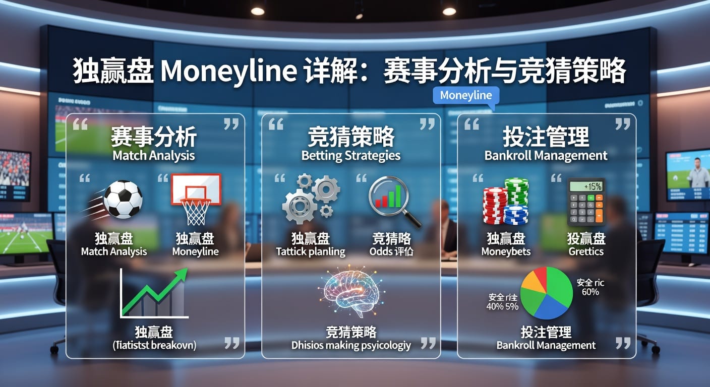 独赢盘 moneyline投注技巧与实战判断