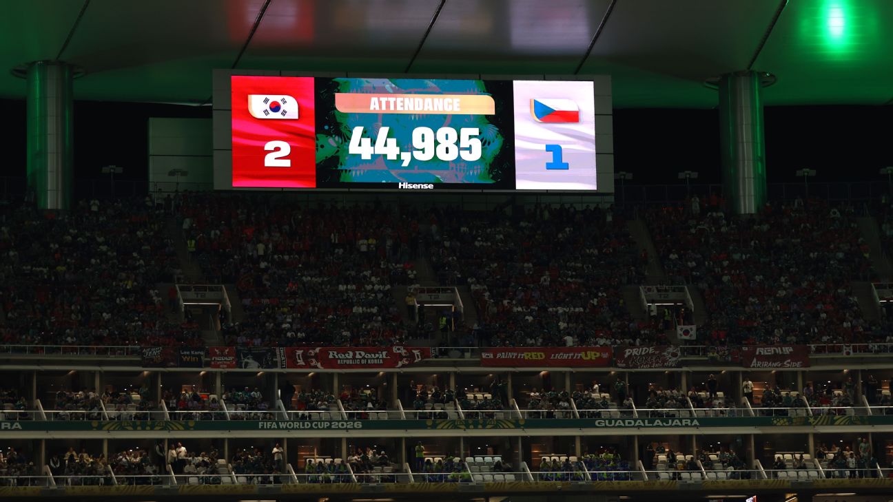 FIFA为世界杯韩国捷克44985观众数据辩护，称包含通道内所有人员